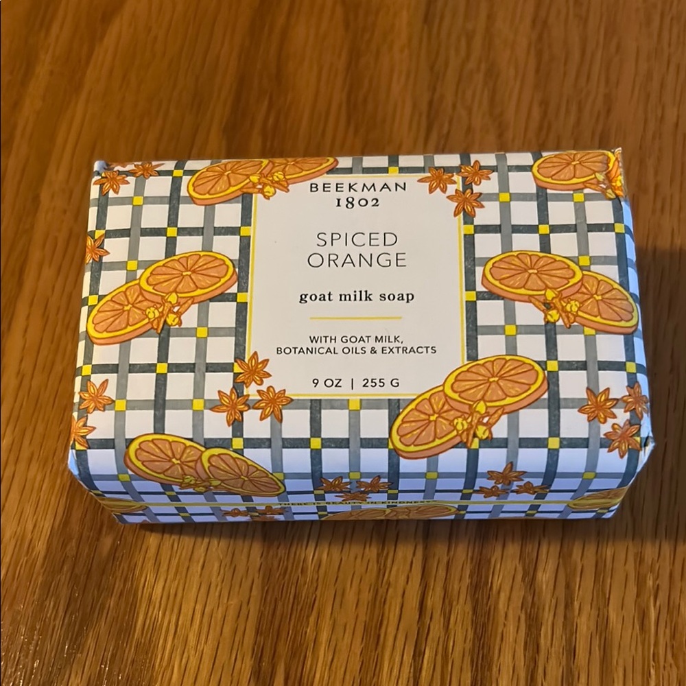 Limited Edition Beekman 1802 9 oz Spiced Orange goat milk soap